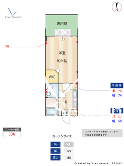 グリーンハイツ 104 【神奈川県南武線　尻手駅　徒歩7分】 の間取り図