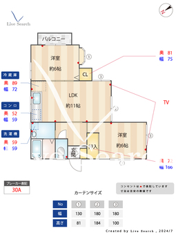 コーポ第2YANAGIYA 203 【福岡県新飯塚駅】 の間取り図