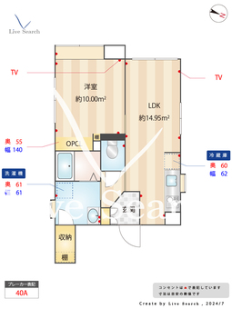 フォルターナ雑司が谷 401 【東京都雑司が谷駅】 の間取り図
