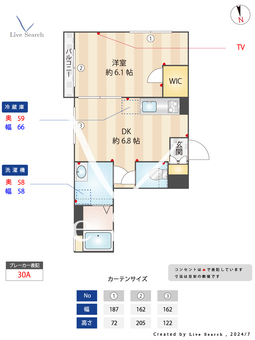 イルフィオーラ 201 【東京都田原町駅】 の間取り図