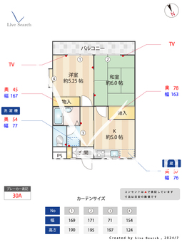 パークフォレスト 201 【東小金井駅】 の間取り図