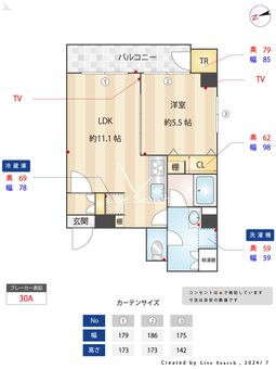 メイゾン南千住 703 【千住大橋駅】 の間取り図