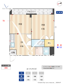 ネオコート原 202 【福岡県藤崎駅】 の間取り図