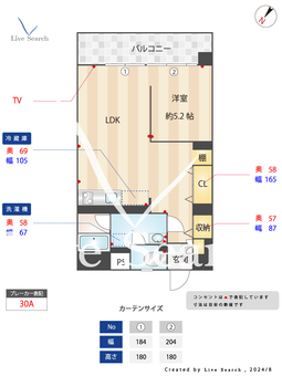 博多スタービル 403 【福岡県博多駅】 の間取り図