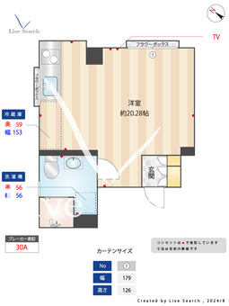 初台富士ハイライズ 211 【東京都初台駅】 の間取り図