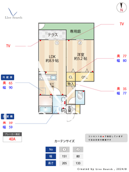 プランドール  105 【東京都下井草駅】 の間取り図