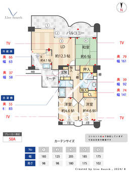 メゾンビューハーバーランド 312 【兵庫県神戸駅】 の間取り図