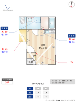 ベレガンス我孫子 101 【天王台駅】 の間取り図