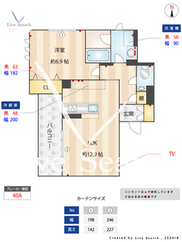 グランパーク阿佐ヶ谷 201 【東京都阿佐ヶ谷駅】 の間取り図