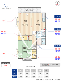 サンコーポ高木1 101 【東京都国立駅】 の間取り図