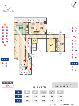 ル・エスト大濠 601 【福岡県唐人町】 の間取り図