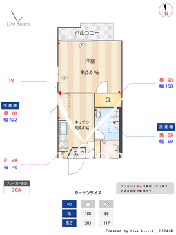 コ－ポ多田 201 【東京都落合駅】 の間取り図