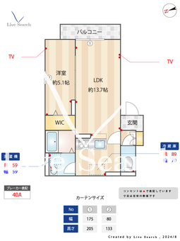 ドルフエンデ美堀 201 【東京都羽村駅】 の間取り図