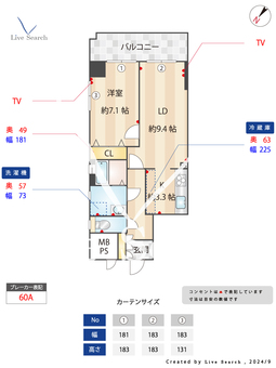 ヴィタノーバ 201 【東京都保谷駅】 の間取り図
