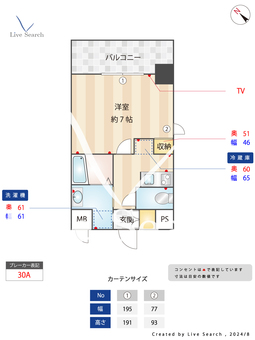 アンプルールベトンカルティエ 301 【福岡県西鉄「平尾」駅】 の間取り図