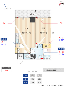 ビ・ラグーナ浅草 1001 【東京都浅草駅】 の間取り図