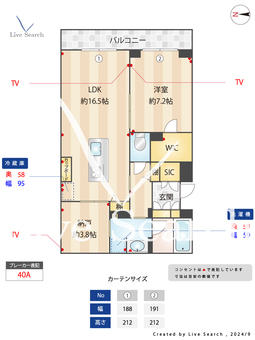 ロワゾ 201 【川崎大師駅】 の間取り図