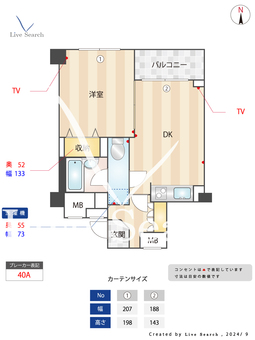 ラ・ヴニール目白 303 【東京都目白駅】 の間取り図