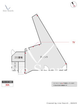 エフクロス六本松 1F 【福岡県六本松駅】 の間取り図