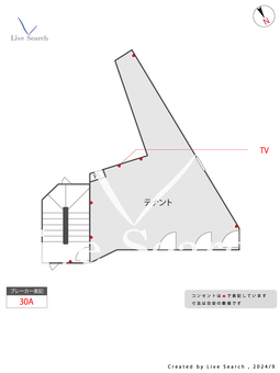 エフクロス六本松 2F 【福岡県六本松駅】 の間取り図