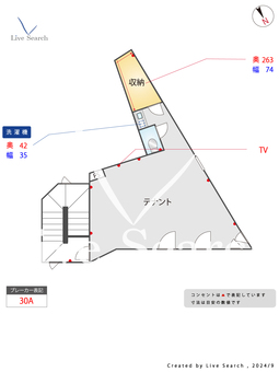 エフクロス六本松 3F 【福岡県六本松駅】 の間取り図