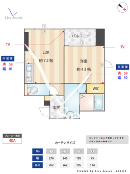kavka tasakago 801 【中央区渡辺通駅】 の間取り図
