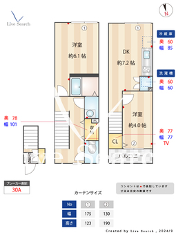 ミハス西小山 205 【西小山駅　徒歩8分】 の間取り図