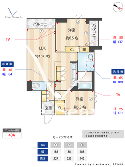 コルディアーレ 204 【東京都恋ヶ窪駅】 の間取り図