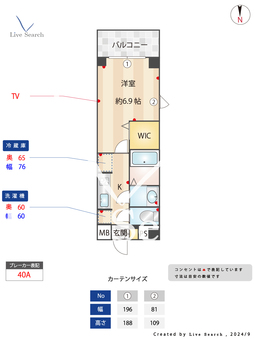 ディー・フラワー 201 【東京都東小金井駅】 の間取り図
