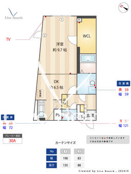 PASEO目黒 101 【東京都目黒駅】 の間取り図