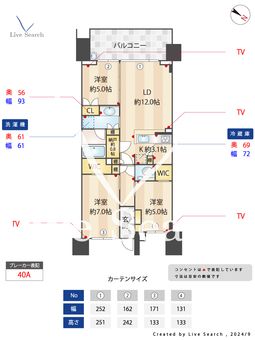 シティハウス西新ステーションコート 1102 【福岡県西新駅】 の間取り図