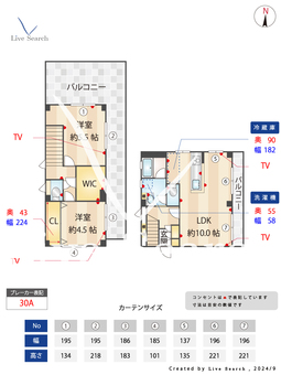 参宮橋Tハウス 301 【東京都参宮橋】 の間取り図
