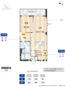 リーベンハイム 306 【西新井駅】 の間取り図