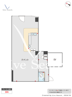 西新PLACE 103B 【福岡県西新駅】 の間取り図