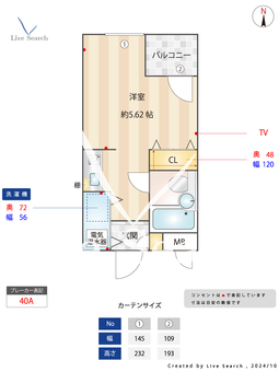豊岡フーガ　B　 306 【神奈川県鶴見駅】 の間取り図