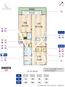 ヴィオラ笹塚 102 【東京都笹塚駅】 の間取り図