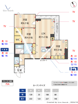 ドメイン24 203 【流山おおたかの森駅】 の間取り図