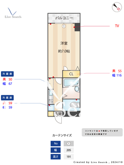 ベアージュ博多 402 【福岡県東比恵】 の間取り図