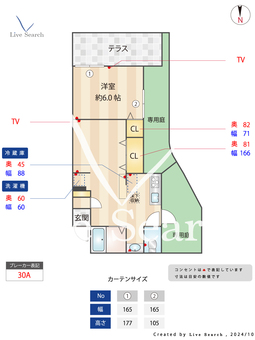 ビーコート熊内 1 【兵庫県新神戸駅】 の間取り図