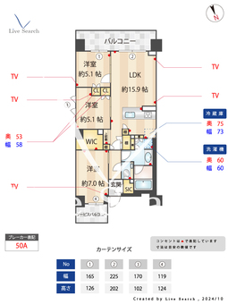 JP　noie　等々力 207 【東京都等々力駅】 の間取り図