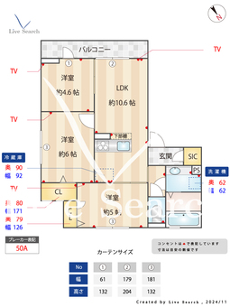 ルミエール相武台 202 【神奈川県相武台前駅】 の間取り図