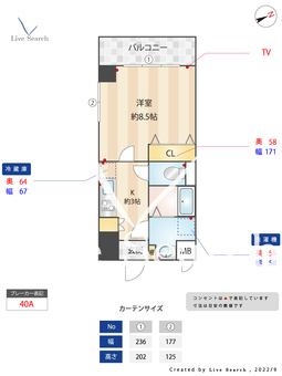 アルカータ壽　（住居部分）  405 【埼玉県土呂駅】 の間取り図