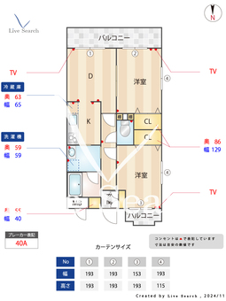 すずらんマンション 301 【東京都上井草駅】 の間取り図