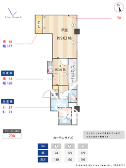 ハイムフローラ 303 【埼玉県川口駅】 の間取り図