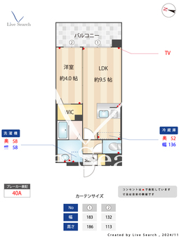 S-RESIDENCE東三国amante 704 【大阪府三国駅】 の間取り図