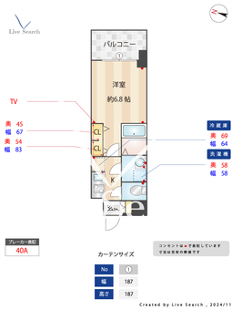 S-RESIDENCE東三国amante 702 【大阪府三国駅】 の間取り図