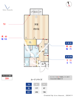 シャトレー 202 【神奈川県相模大野駅】 の間取り図