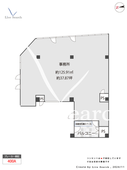 エル・ミズホビル 3F 【大阪府南森町】 の間取り図