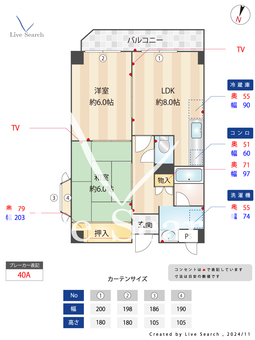 	レジデンス燦 303 【大阪府岡町駅】 の間取り図