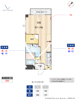 ハウゼ・イケダ 301 【東京都京王八王子】 の間取り図